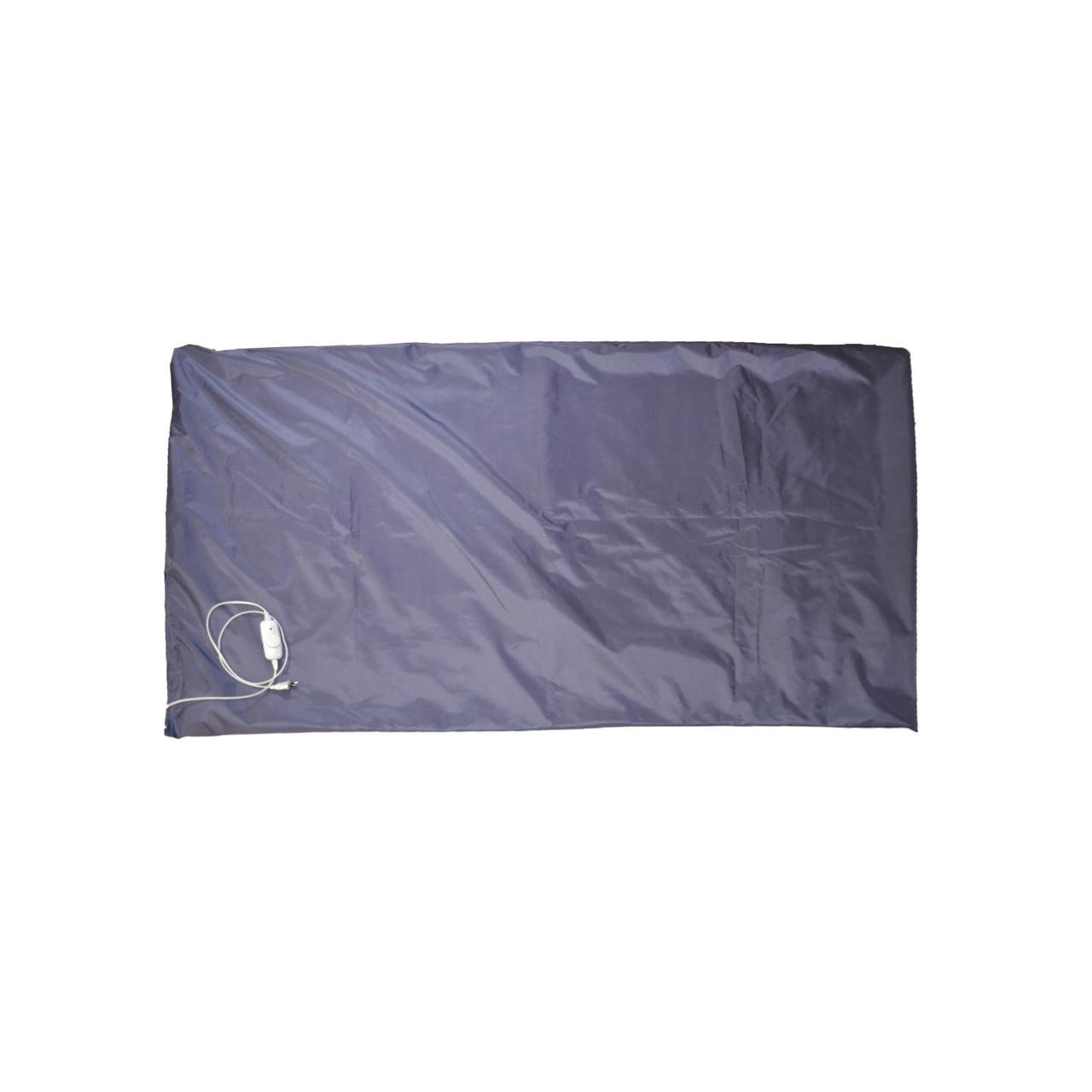 Ковдра з підігрівом електрична Shine ЕКВ-1/220 у вологостійкому чохлі 165х100 см Сіро-синій (iz17078)