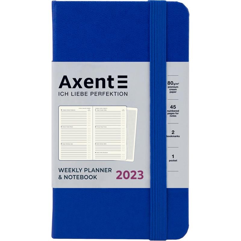 Щотижневик Axent Pocket Strong 90x150 мм 96 аркушів Синій (8508 23 38 A)