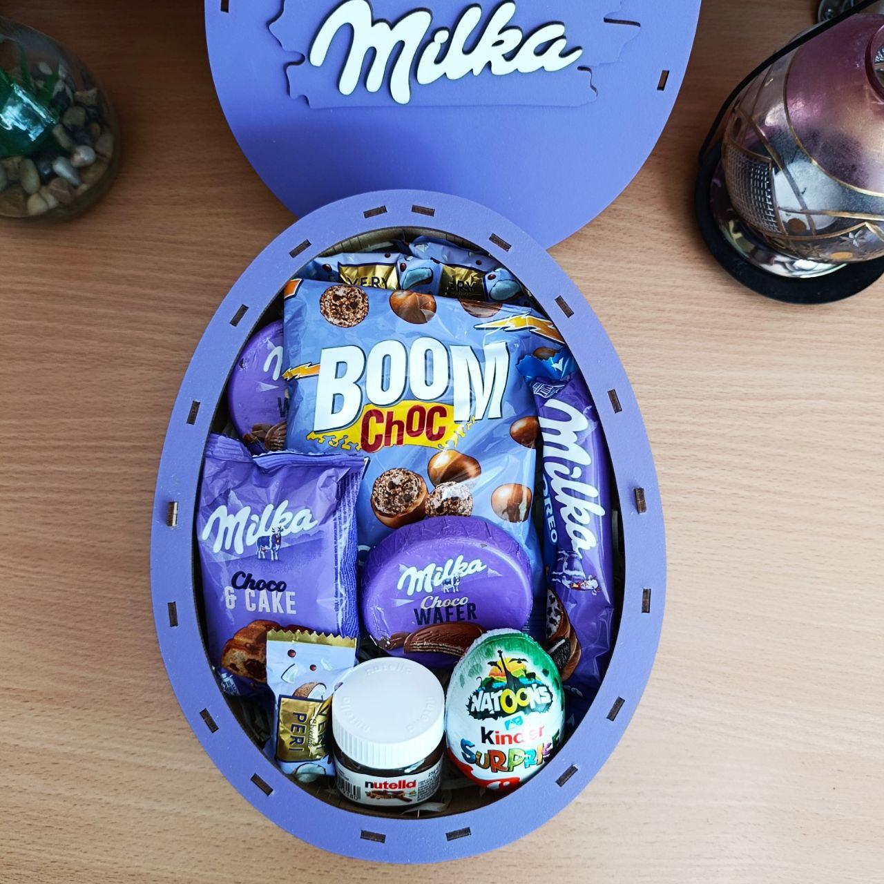 Подарочный бокс милка со сладостями для ребенка/девушки на день рождения/новый год/8 марта (ar271)