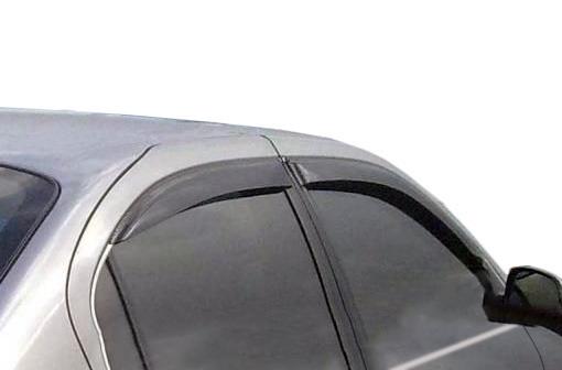 Ветровики HIC для Nissan Maxima 2000-2004 гг. поликарбонат Черный