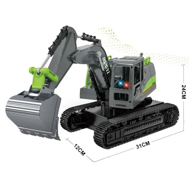Радіокерована іграшка Екскаватор з пультом на акумуляторі (28443582) - фото 6 Радіокерована іграшка Екскаватор з пультом на акумуляторі (28443582) - фото 6
