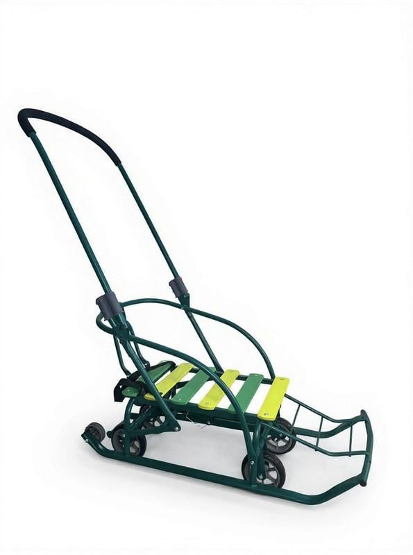 Санки-трансформер дитячі на колесах ТМ Мрія 2025 Veloz Салатово-зелений Санки-трансформер дитячі на колесах ТМ Мрія 2025 Veloz Салатово-зелений