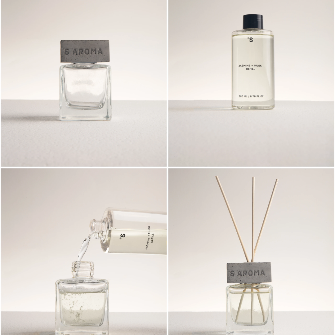 Наполнитель для аромадифузора Sister's Aroma Рефил Жасмин та мускус 200 мл - фото 2 Наполнитель для аромадифузора Sister's Aroma Рефил Жасмин та мускус 200 мл - фото 2