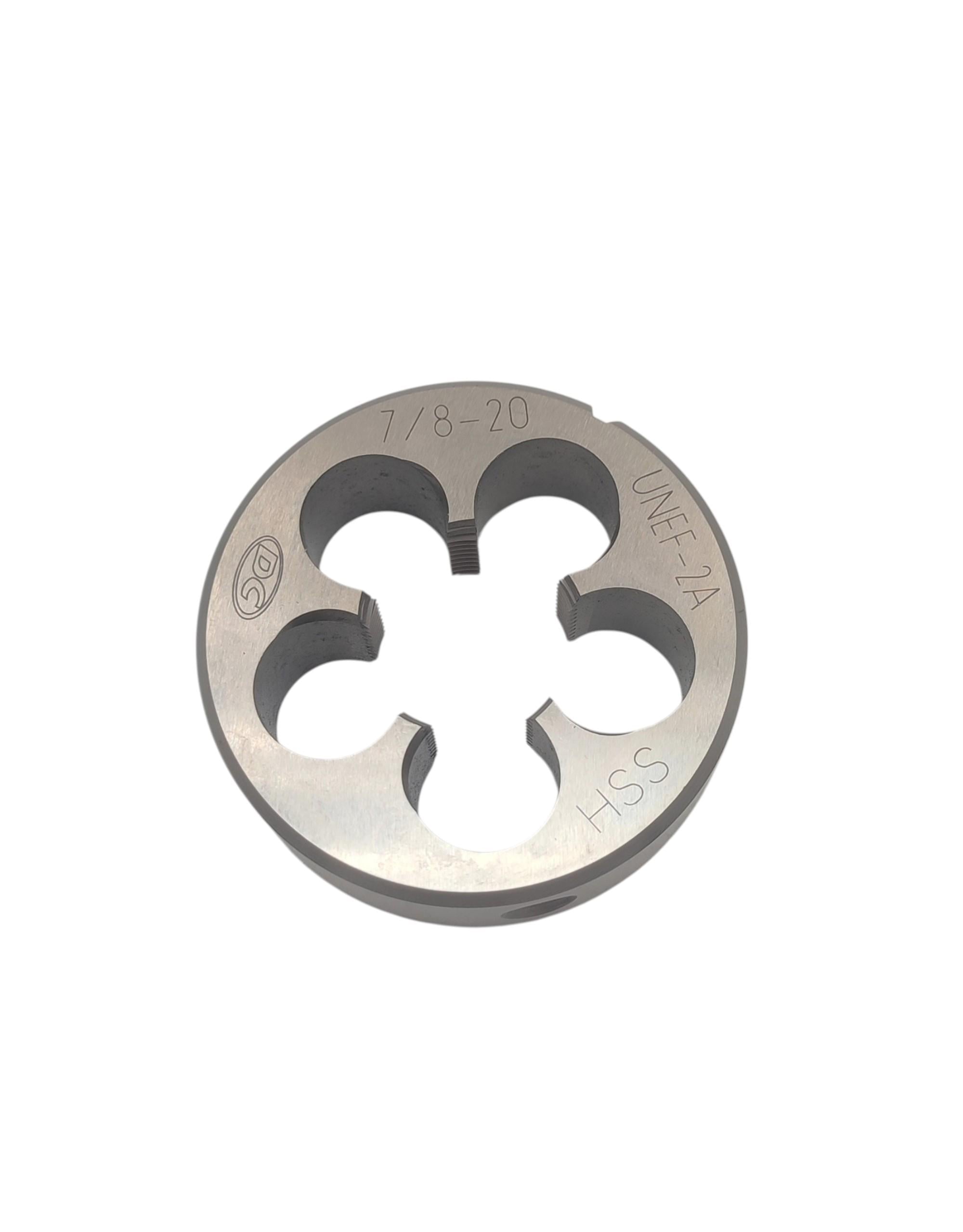 Плашка UNEF 7/8" 20 нитей Р6М5 HSS N5120 104286 DC Swiss (27722363)