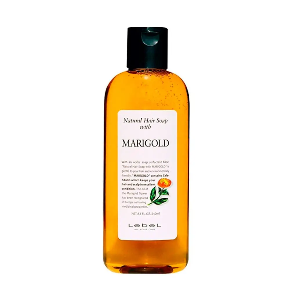 Шампунь для жирной кожи головы с экстрактом календулы Lebel Hair Soap Marigold 240 мл