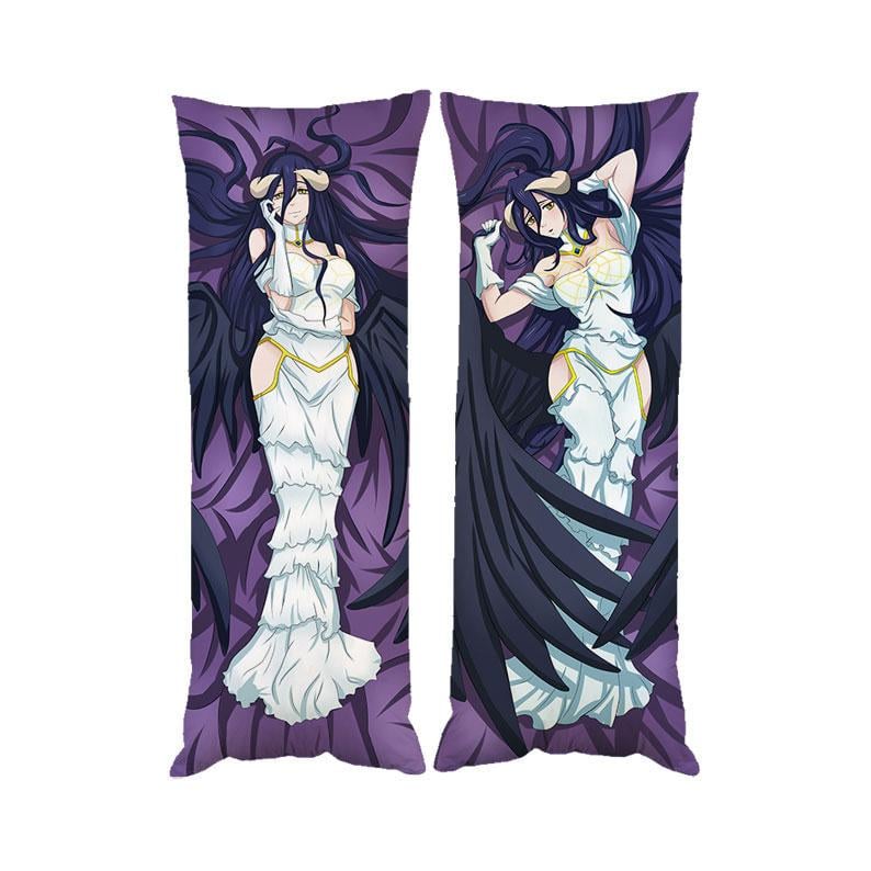 Подушка дакимакура Оверлорд Альбедо декоративная ростовая для обнимания 60x180 см (1834028378)