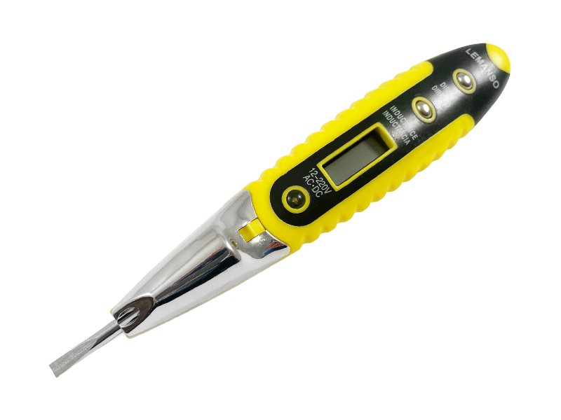 Отвертка-индикатор напряжения Lemanso LTL10072 12-220V 3,0x140 мм (8742)