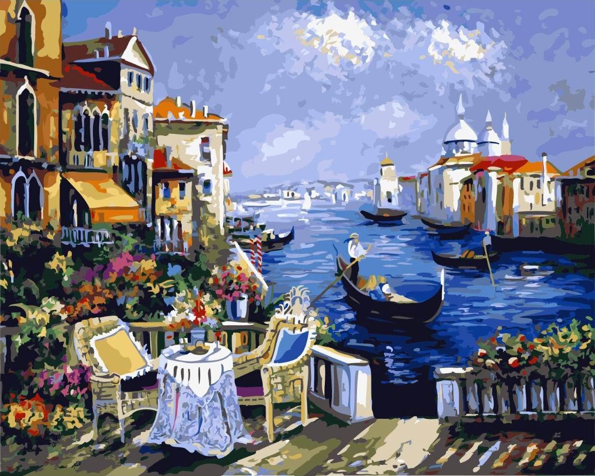 Картина по номерам Brushme Венецианский вечер 40x50 см (BRM3626)