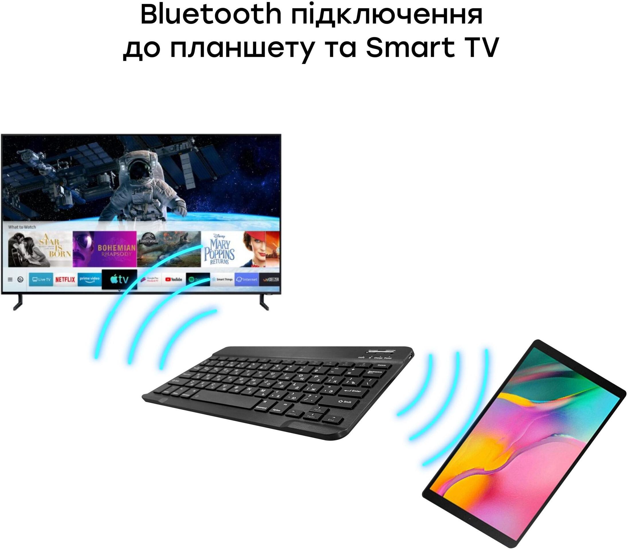 Клавиатура Airon Bluetooth KeyBoard Easy Tap for Smart TV & Tablet (4822352781027) - фото 5