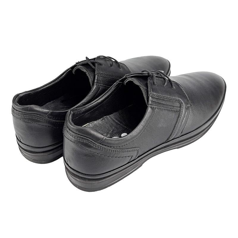 Туфли мужские кожаные N-00190 p. 40 26-26,5 см Черный - фото 4