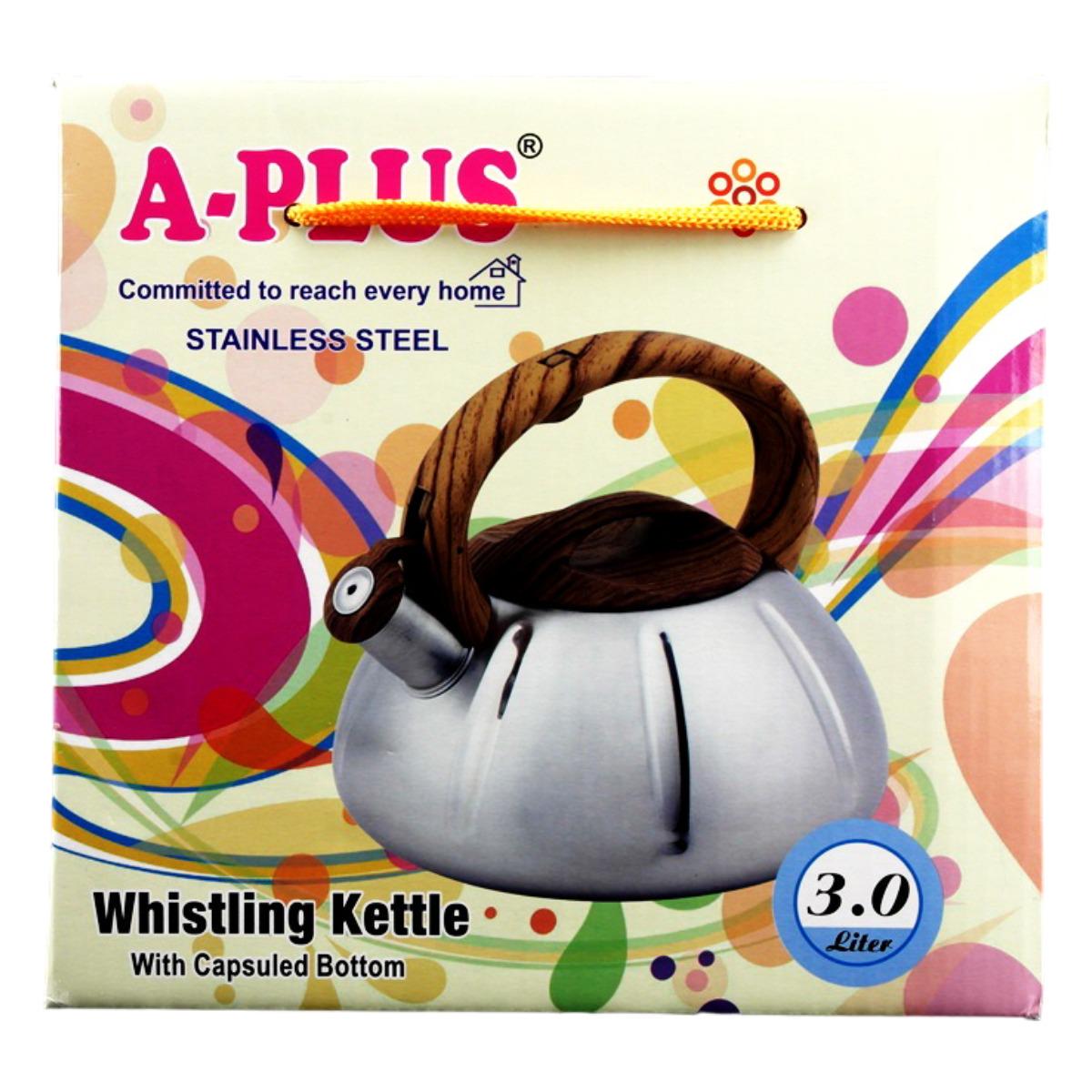 Чайник A-PLUS со свистком 3 л (1337-WK) - фото 6 Чайник A-PLUS со свистком 3 л (1337-WK) - фото 6