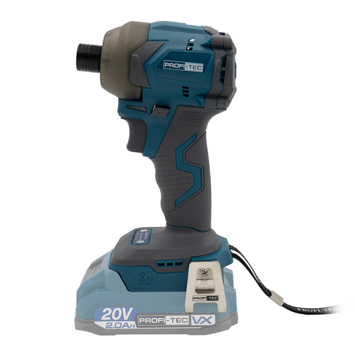 Гвинтоверт акумуляторний імпульсний PROFI-TEC PPID2620 POWERLine 2хPT2020VX 2.0 А/г та зарядний пристрій (007132) - фото 3 Гвинтоверт акумуляторний імпульсний PROFI-TEC PPID2620 POWERLine 2хPT2020VX 2.0 А/г та зарядний пристрій (007132) - фото 3