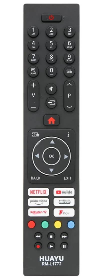 Универсальный пульт для телевизора HITACHI RM-L1772 (1867824193)