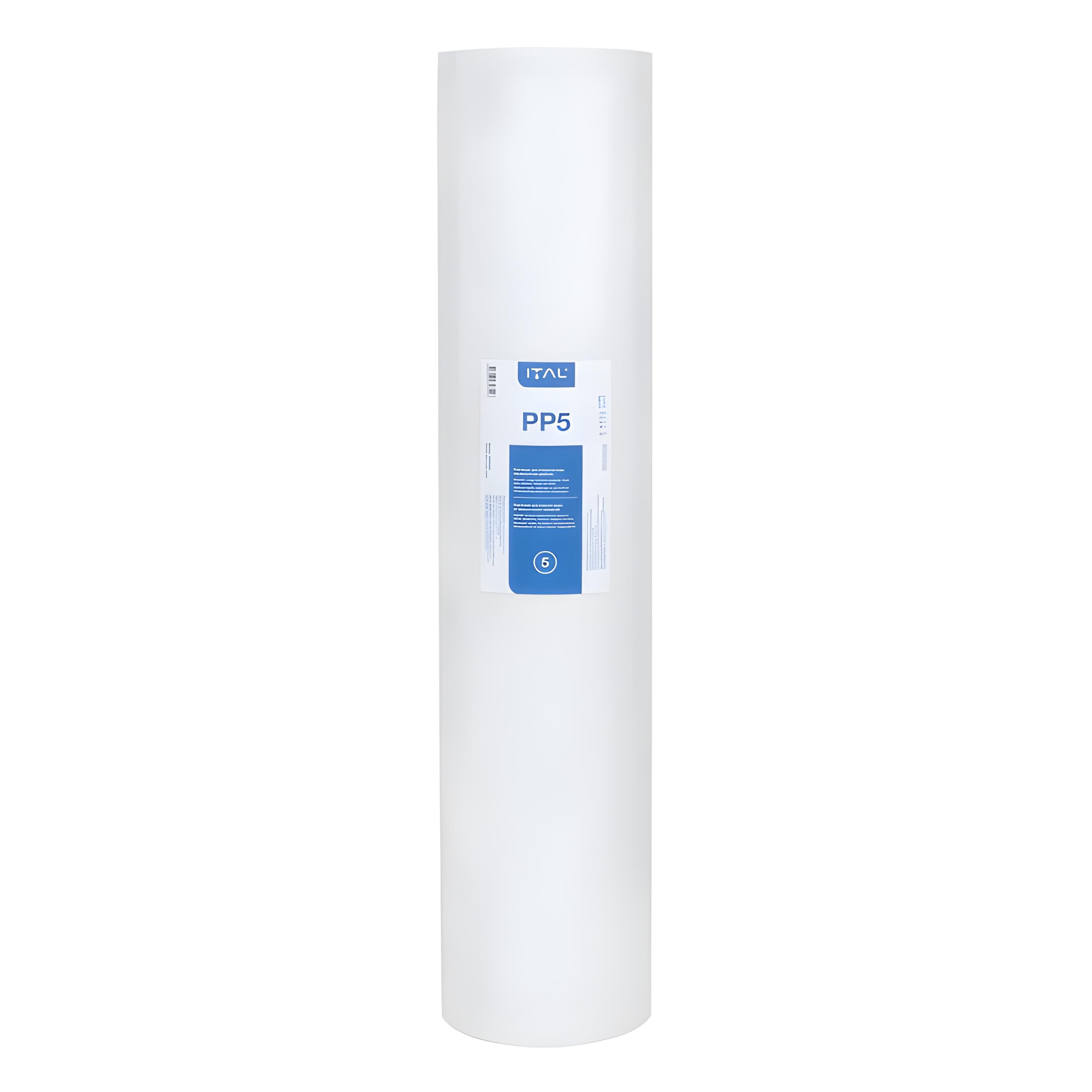 Картридж из вспененного полипропилена ITAL PPW5BB20IT PP 4,5"x20" 5 мкм (SQ-1055574) Картридж из вспененного полипропилена ITAL PPW5BB20IT PP 4,5"x20" 5 мкм (SQ-1055574)