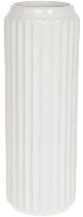 Ваза керамическая Stone Flower Ирма 12x12x33 см Белый