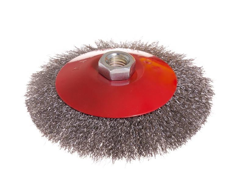 Щітка конусна Mastertool з рифленого дроту 125 м (19-8212)