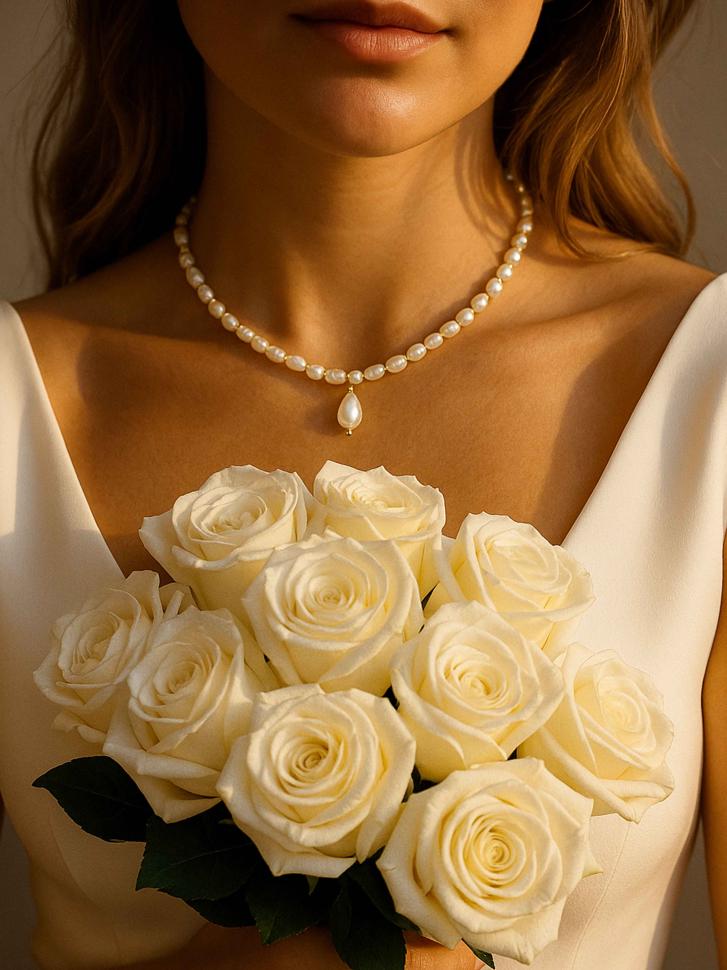 Чокер LeBijou із натуральних перлів (4812)