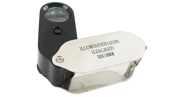Карманная лупа Illuminated Loupe MG21001-A