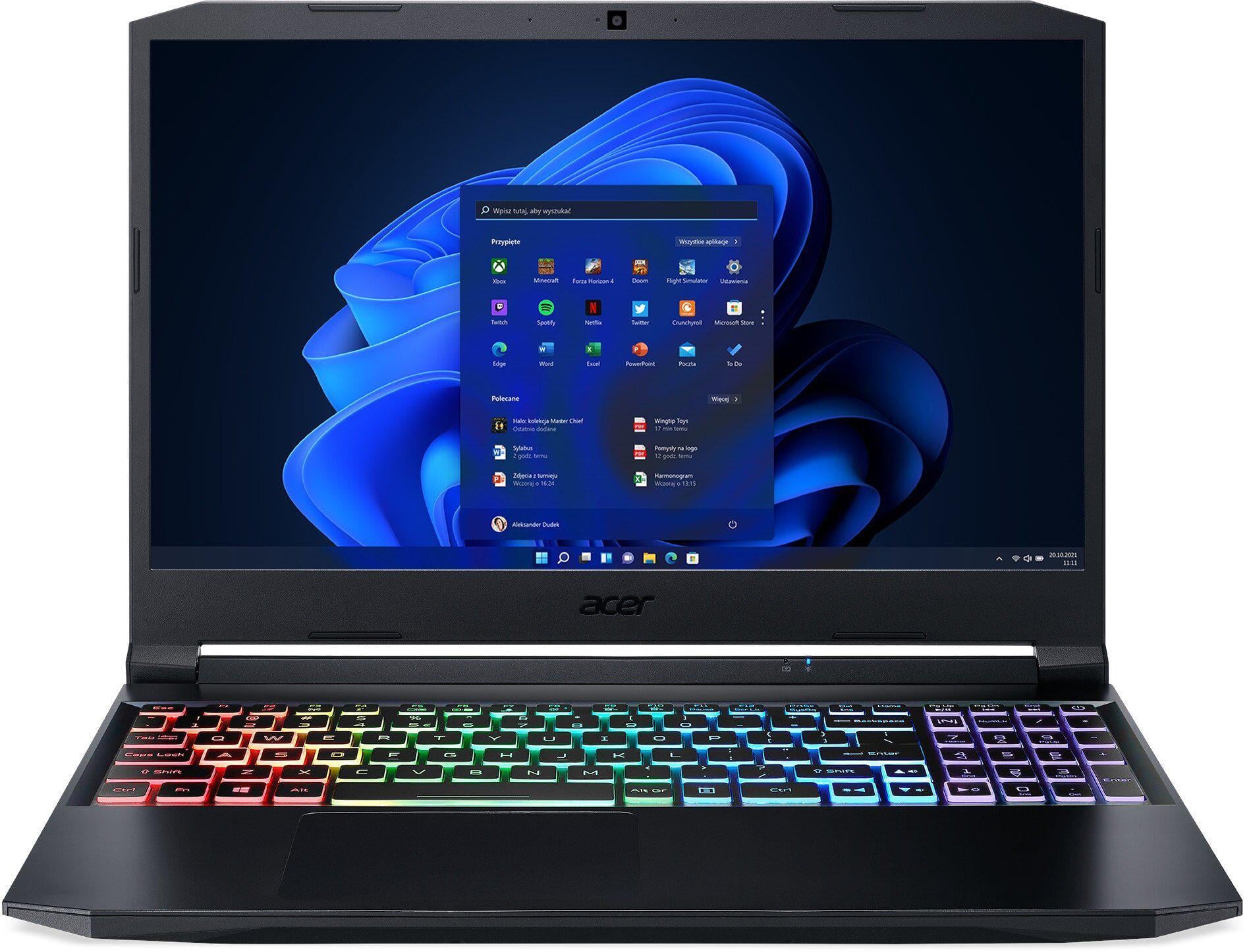 Ноутбук Acer Nitro 5 AN515-57 15,6" IPS 144Hz i9-11900H RAM 1TB SSD GeForce RTX3060 Windows 11 Home 16 Gb (NHQEWEP00E)