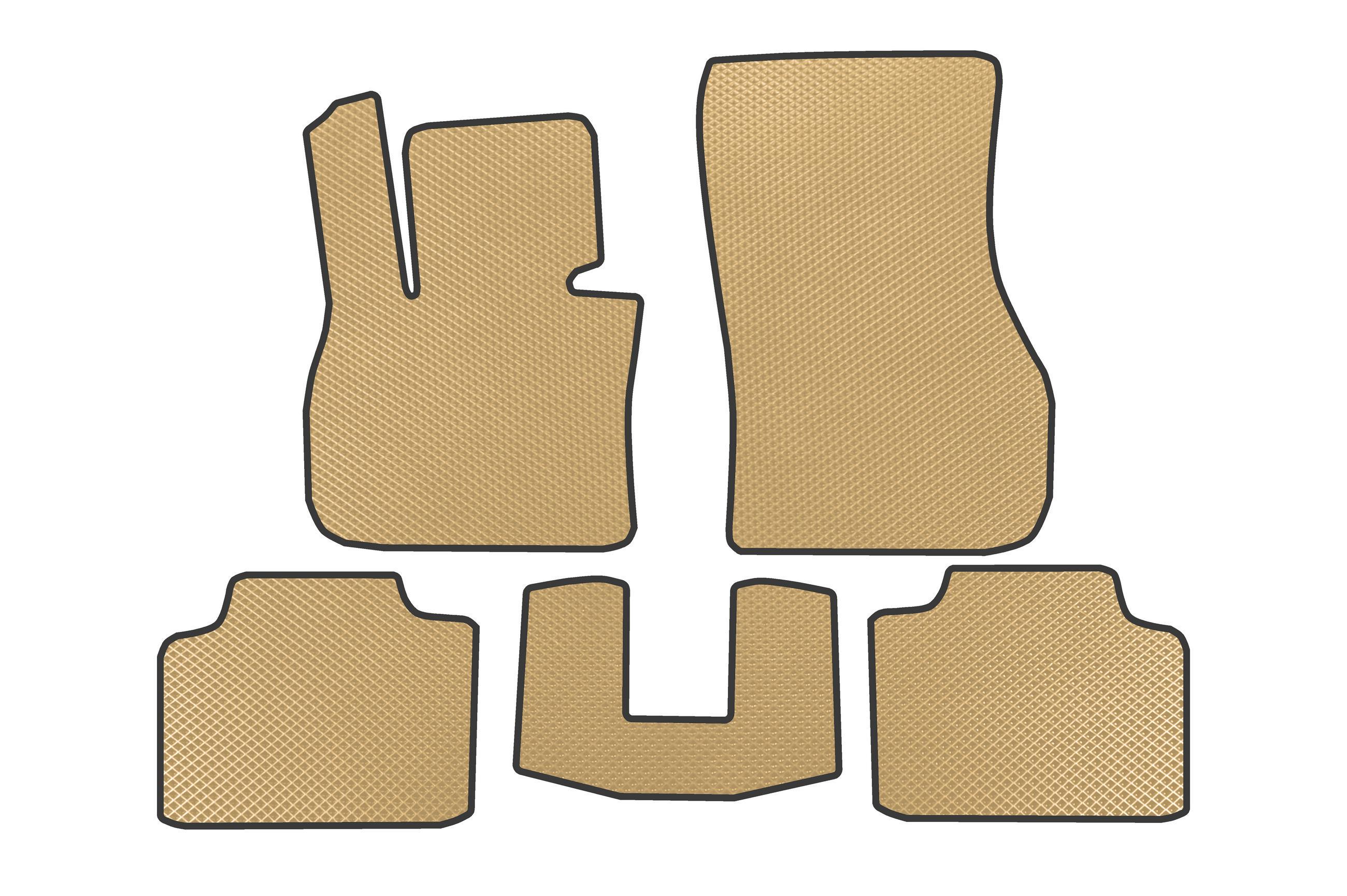 Коврики в автомобиль EVA Digital Designs для BMW 2 серия Active Tourer U06 2021- гг. этилвинилацетат Бежевый (183625)