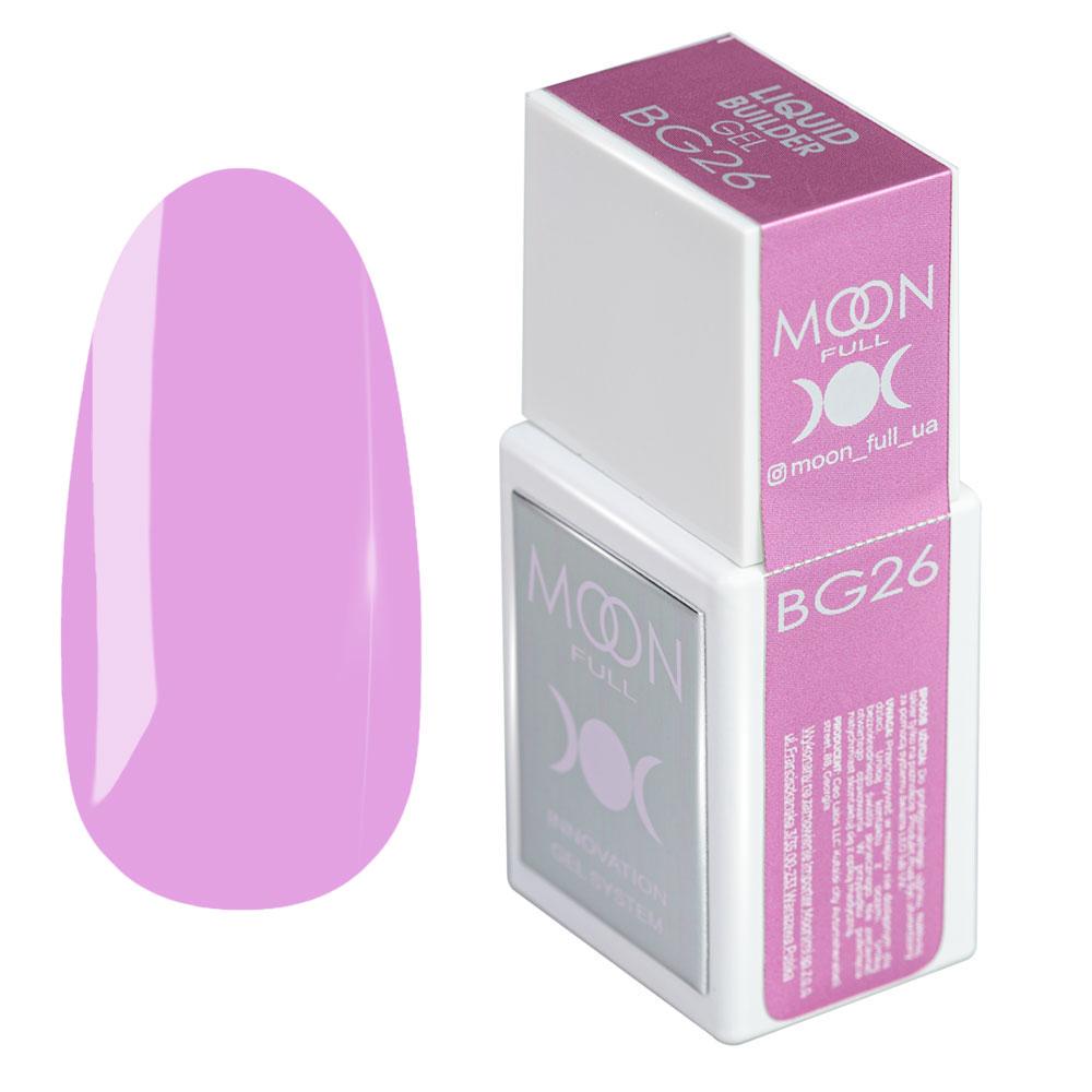 Гель для наращивания моделирующий Moon Full Liquid Builder Gel №BG26 15 мл