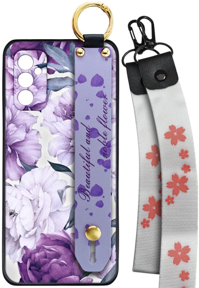 Чохол SHLab для Samsung Galaxy M52 M526 Beautiful Flower + два ремінці з карабіном (25798)