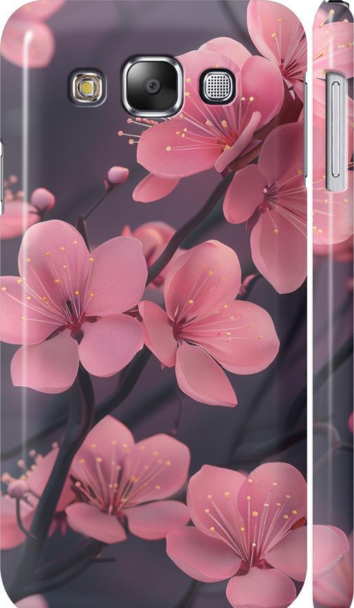 Чехол на Samsung Galaxy E5 E500H Пурпурная сакура (6075c-82-42517)