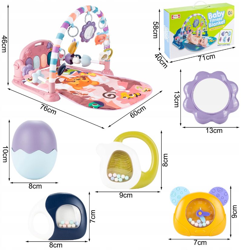 Килимок розвиваючий з піаніно MalPlay 60x76 см - фото 2 Килимок розвиваючий з піаніно MalPlay 60x76 см - фото 2