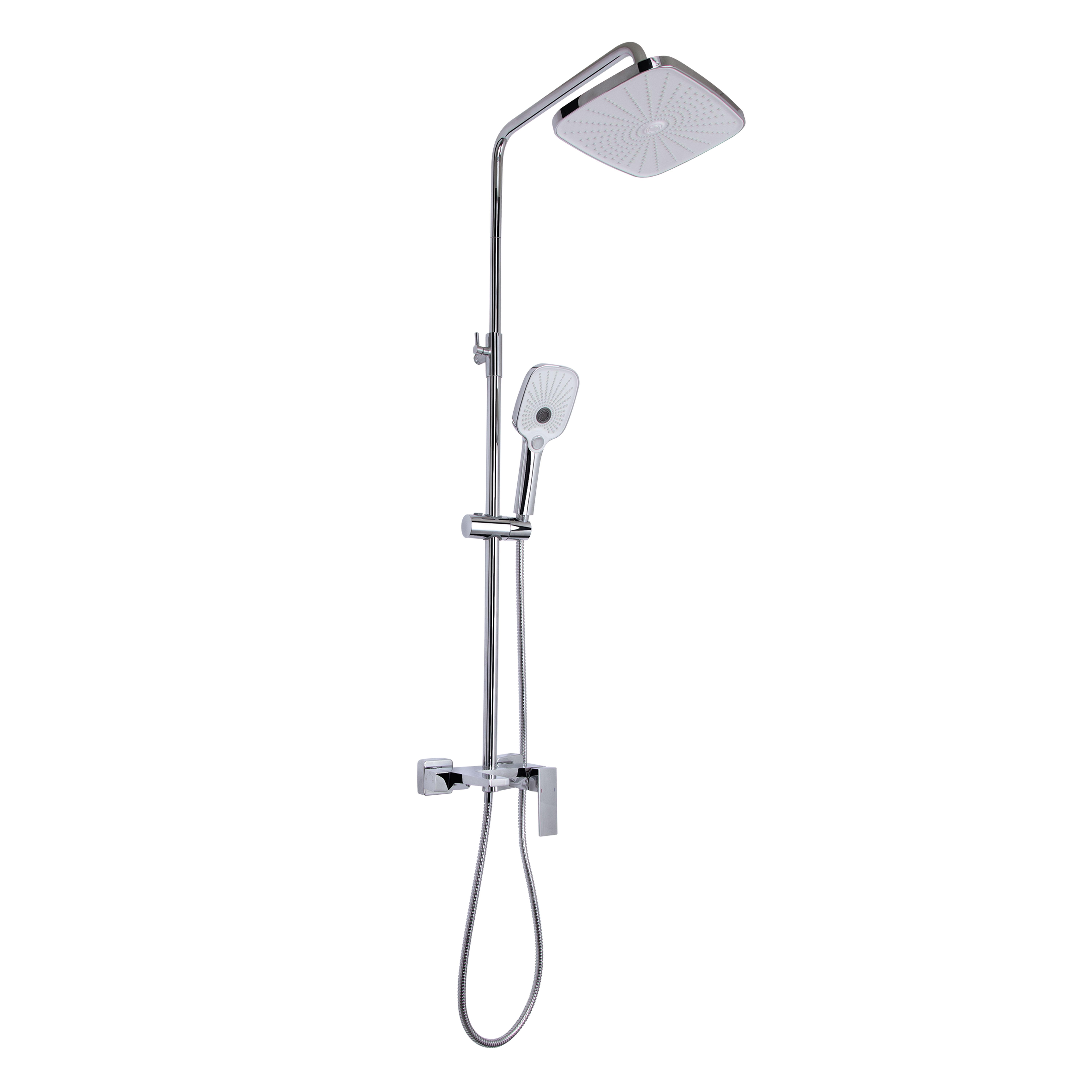 Душевая система со смесителем Q-tap Gemini QTGEM111CRM45685 Хром (233730)