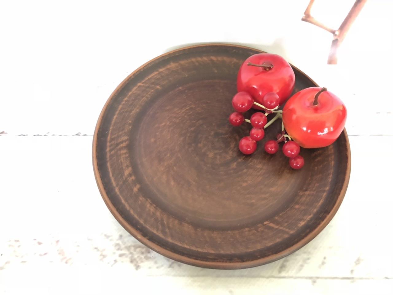 Тарелка из красной глины 20 см (300625595) - фото 4 Тарелка из красной глины 20 см (300625595) - фото 4