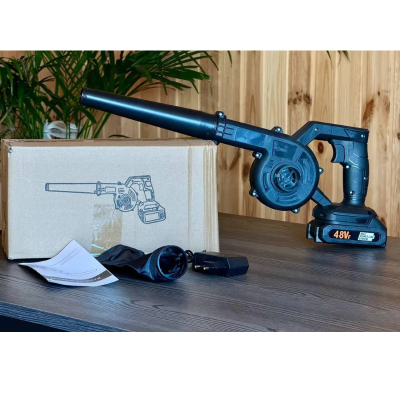 Повітродувка-пилосос 2в1 BLOWER для збирання листя з акумулятором (2556724725) - фото 6