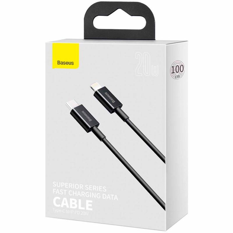 Кабель Baseus CATLYS-A01 Superior Series Cable Type-C to Lightning 20W 1 м Black - фото 2