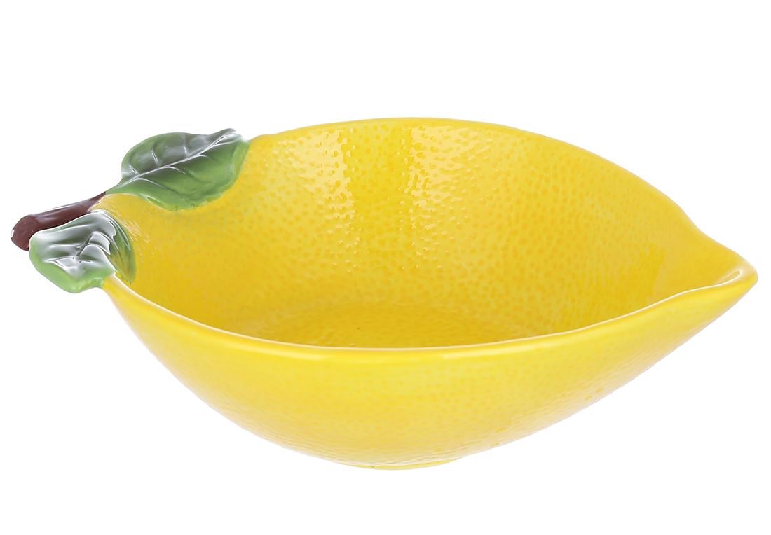 Салатник керамический BonaDi Lemon 800 мл 25х18х6,5 см (304-004)