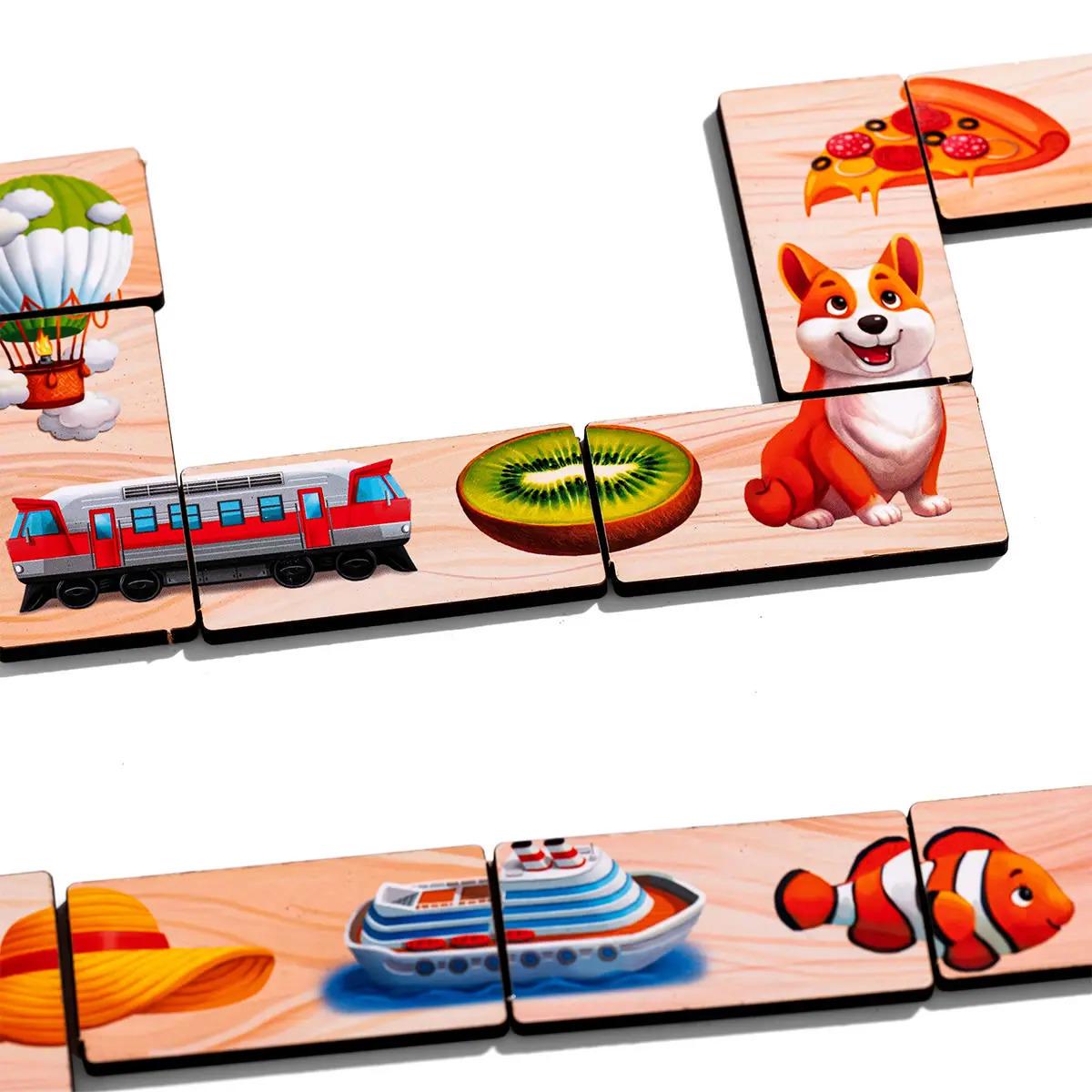 Настольная игра Ubumblebees Половинки Разноцветный (SR-113-N-965) - фото 8