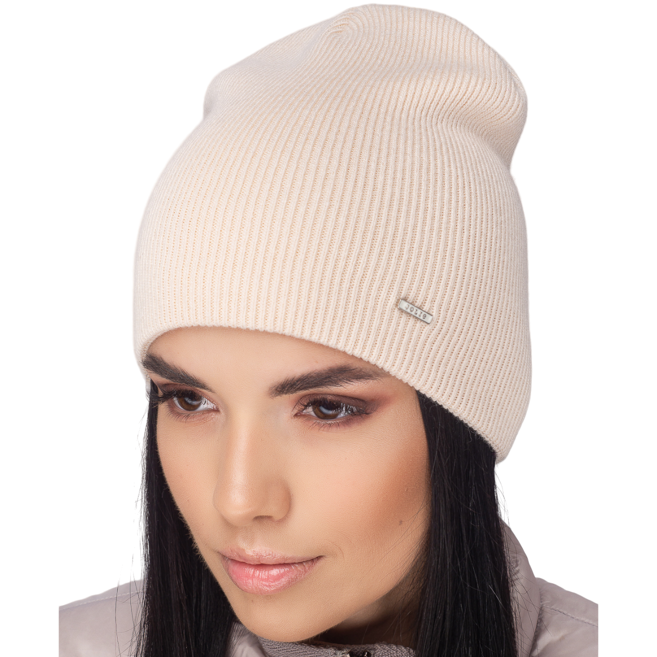 Шапка жіноча напіввовняна Leks Греммі one size Перли - фото 1 Шапка жіноча напіввовняна Leks Греммі one size Перли - фото 1