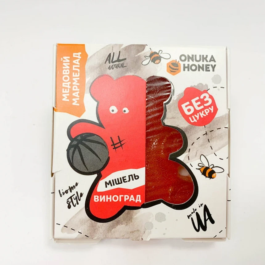 Мармелад медовый Onuka Honey виноград 100 г (2467546826)