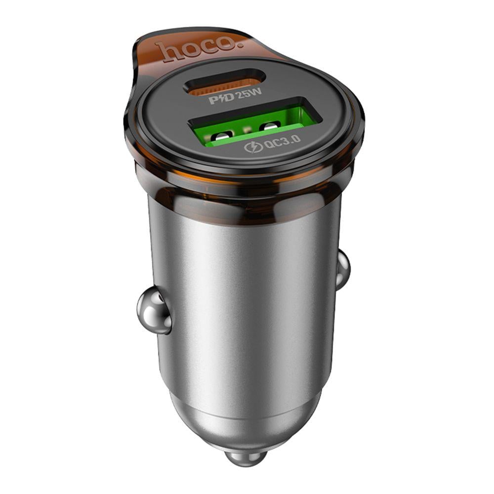 Зарядний пристрій автомобільний Hoco NZ16A 1USB-C/1USB QC/PD43W (28111672)