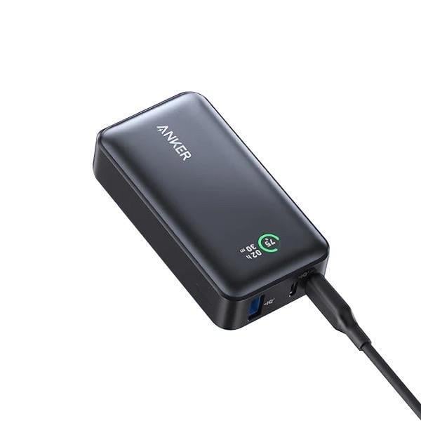 Павербанк со сквозной зарядкой и индикатором заряда Anker 533 10000 mAh 30W (89032)