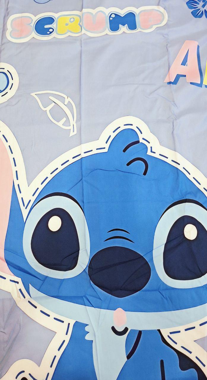 Пододеяло двухстороннее Лило и Стич 140х200 см и 2 наволочки 50х70 см Голубой (1333) - фото 3 Пододеяло двухстороннее Лило и Стич 140х200 см и 2 наволочки 50х70 см Голубой (1333) - фото 3