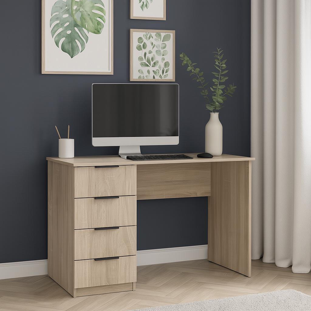 Стіл письмовий СП2 4Я SENAM 750х1100х600 мм ДСП Дуб Сонома - фото 1 Стіл письмовий СП2 4Я SENAM 750х1100х600 мм ДСП Дуб Сонома - фото 1