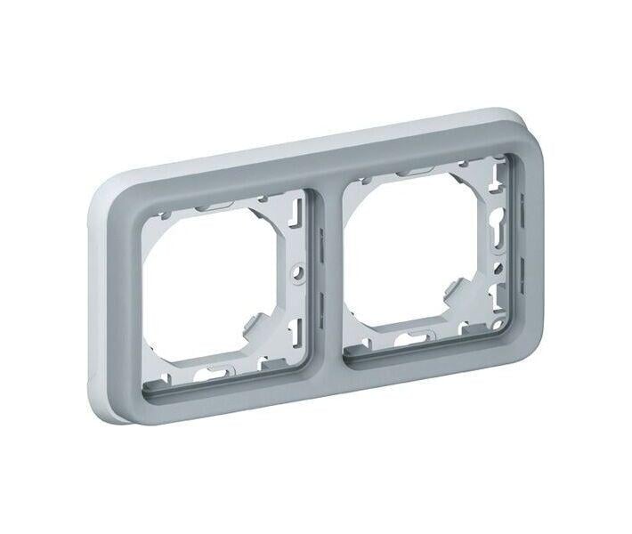 Рамка Legrand 69683 Plexo 2 поста Серый (11485806)