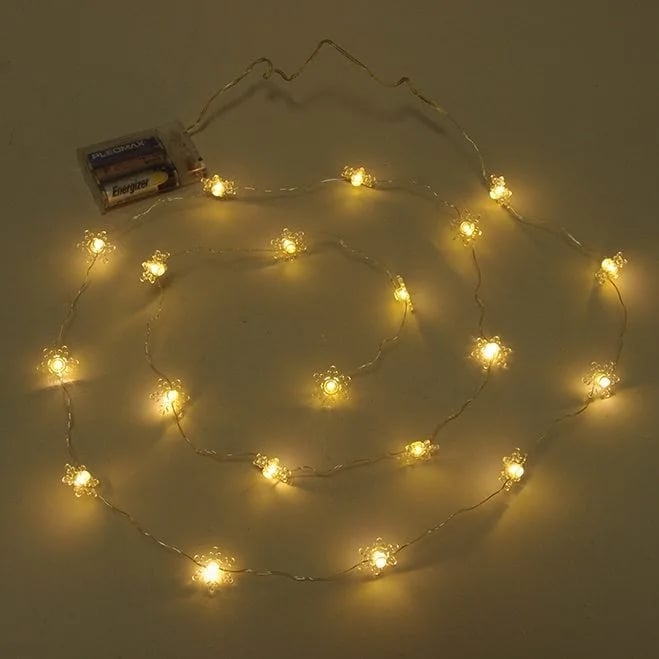 Гирлянда LED Flora Снежинки 20 светодиодов 2 м (40313)