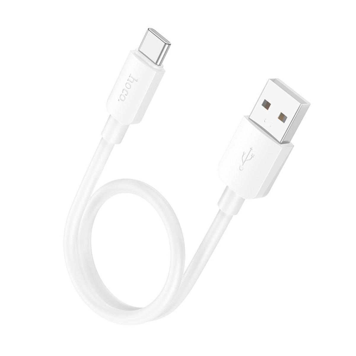 Кабель для зарядки Hoco X96 cable Type-C 0,25 м White (26450140)