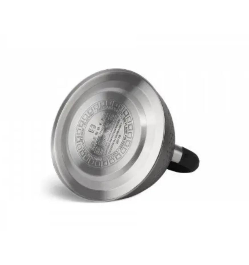 Чайник Edenberg 8830 із свистком нержавіюча сталь 3 л (14538727) - фото 3 Чайник Edenberg 8830 із свистком нержавіюча сталь 3 л (14538727) - фото 3