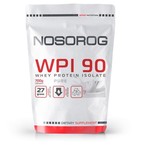 Протеїн сироватковий ізолят Nosorog Nutrition Whey protein isolate WPI 90 без смаку (100999-01)