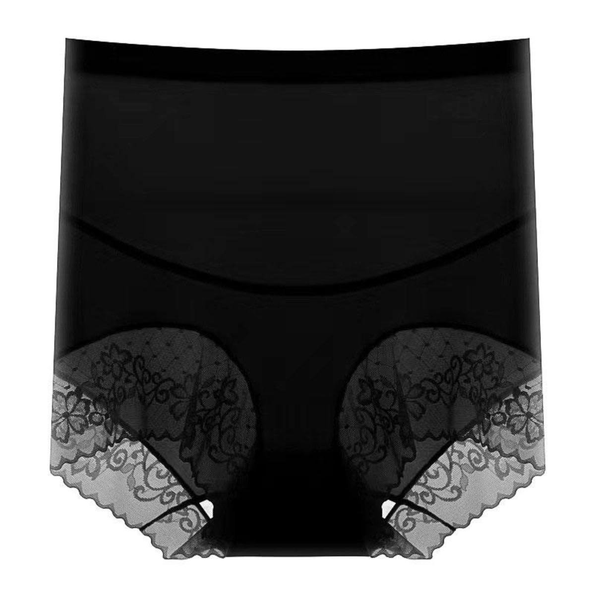 Трусики жіночі з утяжкою високі ElesseLinge Розмір M Чорний (2984)