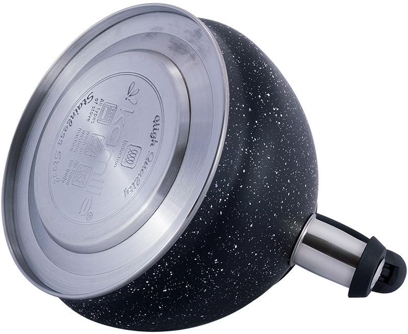 Чайник Kamille Whistling из нержавеющей стали со свистком 2,7 л Marble - фото 5 Чайник Kamille Whistling из нержавеющей стали со свистком 2,7 л Marble - фото 5