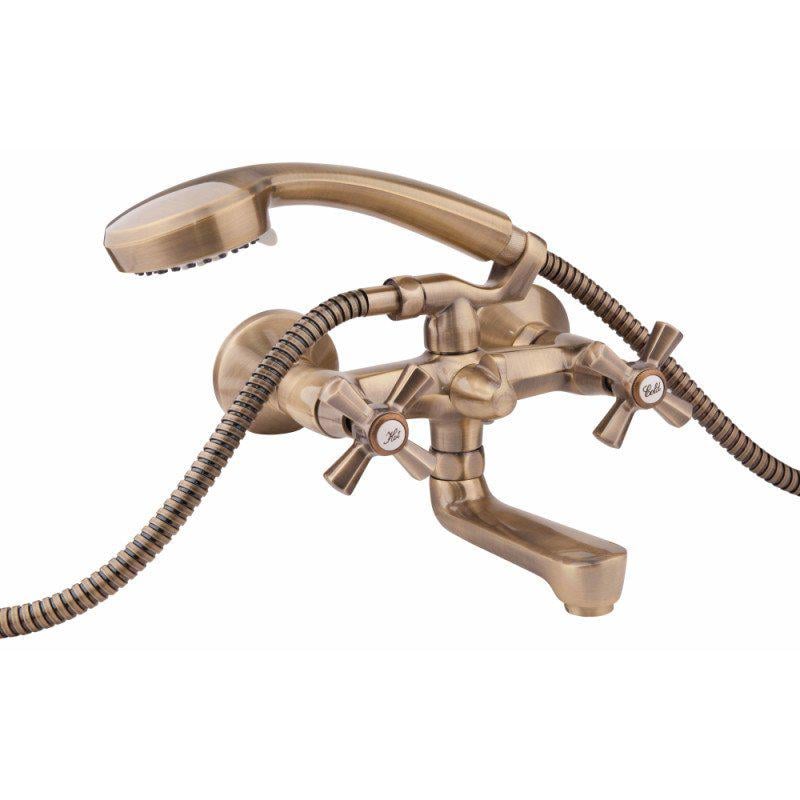 Смеситель для ванны Q-tap Liberty ANT 140-2 латунь Бронза (QTLIBANT1402)