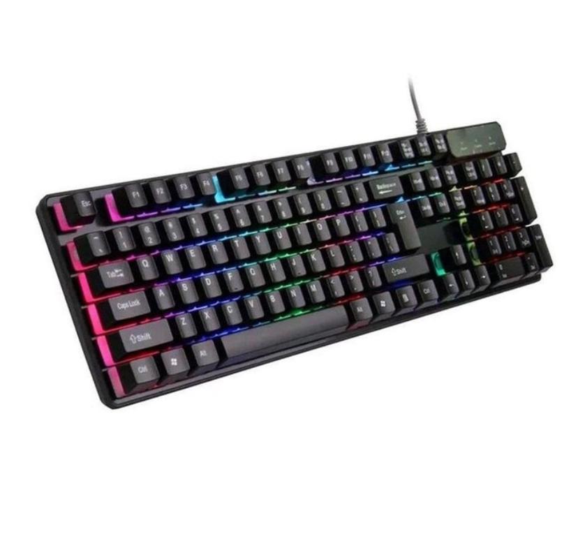 Клавиатура проводная с RGB подсветкой Keyboard HK-6300 (300474ER)