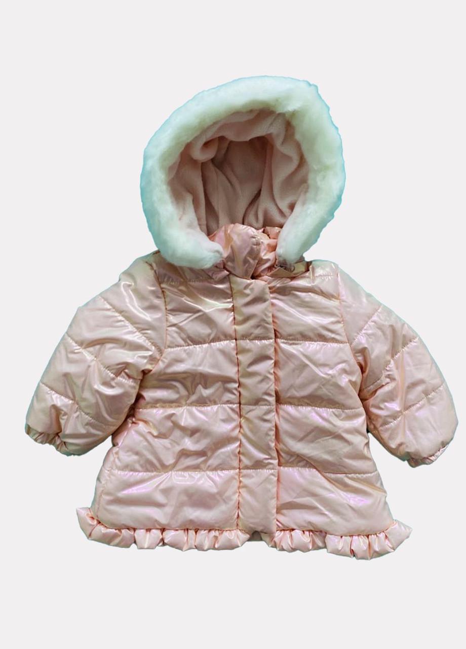 Куртка дитяча Chicco на блискавці демісезонна 3-6 міс. 62 см Рожевий (2081861139)